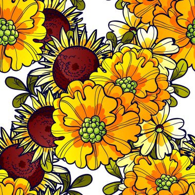 Kusursuz çiçek deseni