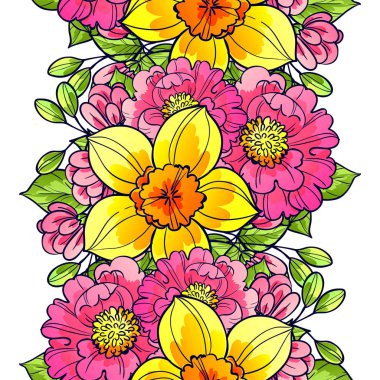 Kusursuz çiçek deseni