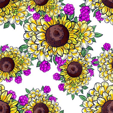 Kusursuz çiçek deseni