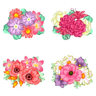 Çiçek tebrik kartı