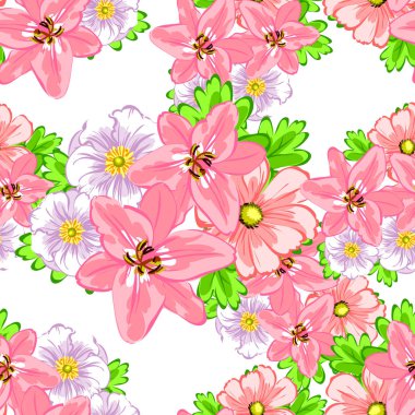 Kusursuz çiçek deseni