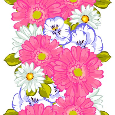 Kusursuz çiçek deseni