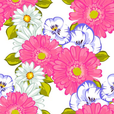 Kusursuz çiçek deseni