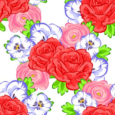 Kusursuz çiçek deseni