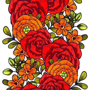 Kusursuz çiçek deseni