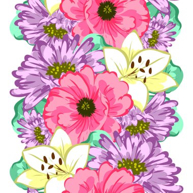 Kusursuz çiçek deseni