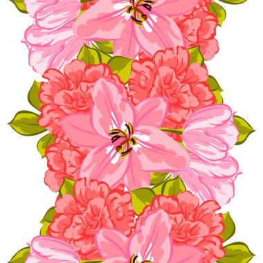 Kusursuz çiçek deseni