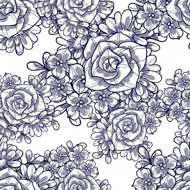 Kusursuz çiçek deseni