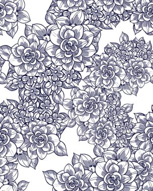 Kusursuz çiçek deseni