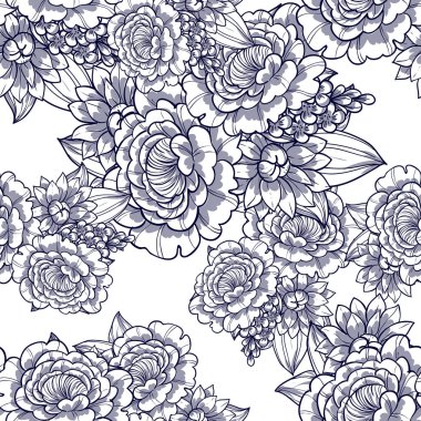 Kusursuz çiçek deseni