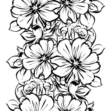 Kusursuz çiçek deseni