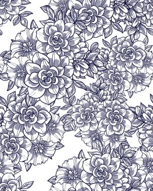 Kusursuz çiçek deseni