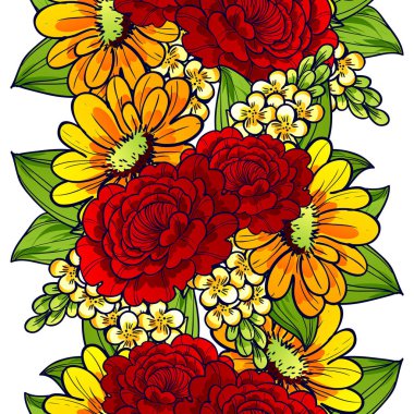 Kusursuz çiçek deseni