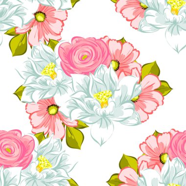 Kusursuz çiçek deseni