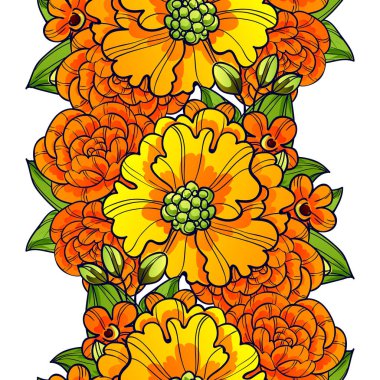 Kusursuz çiçek deseni