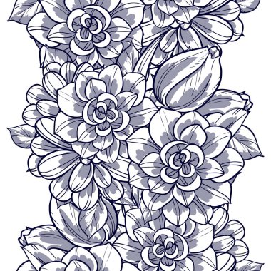 Kusursuz çiçek deseni