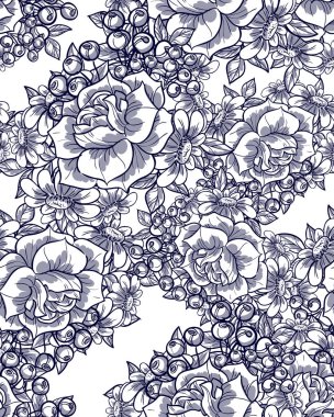 Kusursuz çiçek deseni