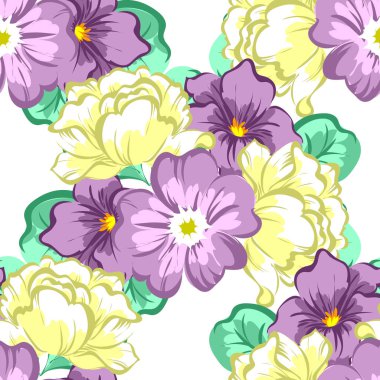 Kusursuz çiçek deseni