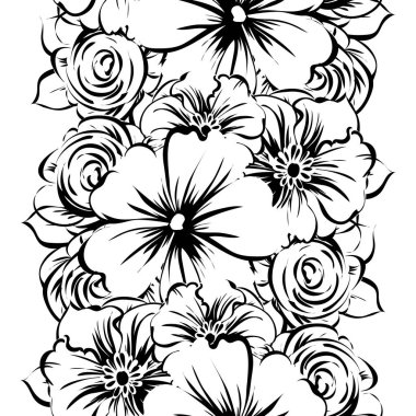 Kusursuz çiçek deseni