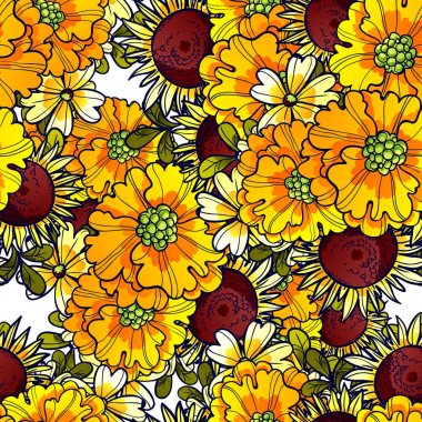 Kusursuz çiçek deseni