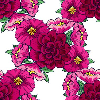 Kusursuz çiçek deseni