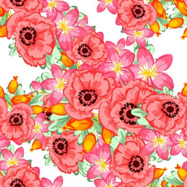 Kusursuz çiçek deseni