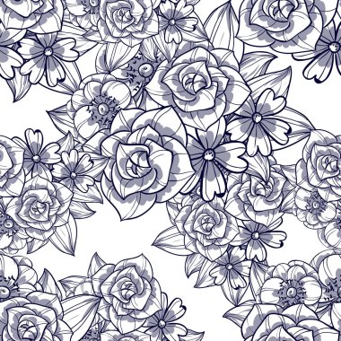 Kusursuz çiçek deseni