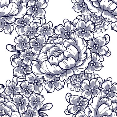 Kusursuz çiçek deseni