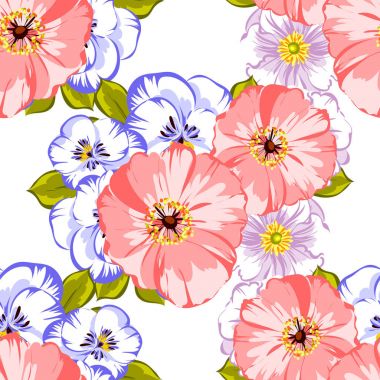 Kusursuz çiçek deseni