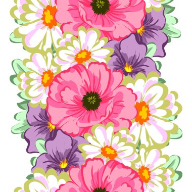 Kusursuz çiçek deseni