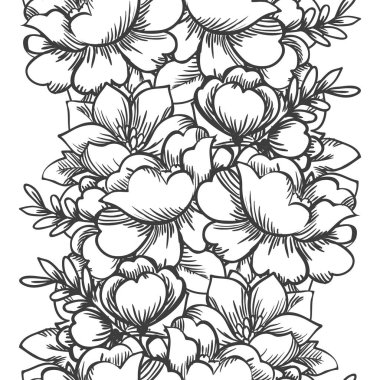 Kusursuz çiçek deseni