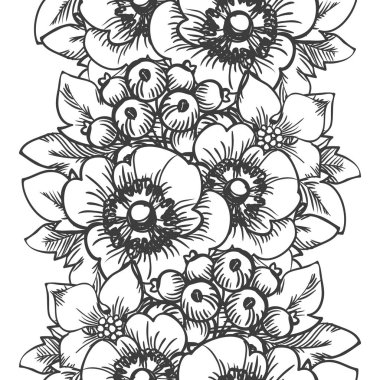 Kusursuz çiçek deseni