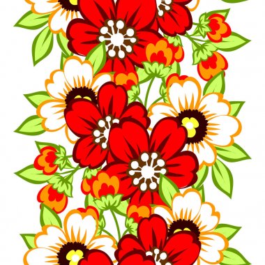 Sorunsuz suluboya çiçek deseni