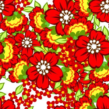 Sorunsuz suluboya çiçek deseni