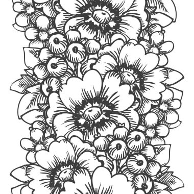 Kusursuz çiçek deseni