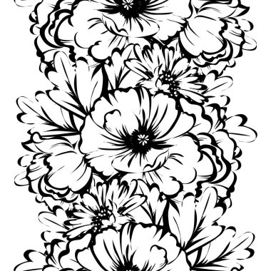 Kusursuz çiçek deseni