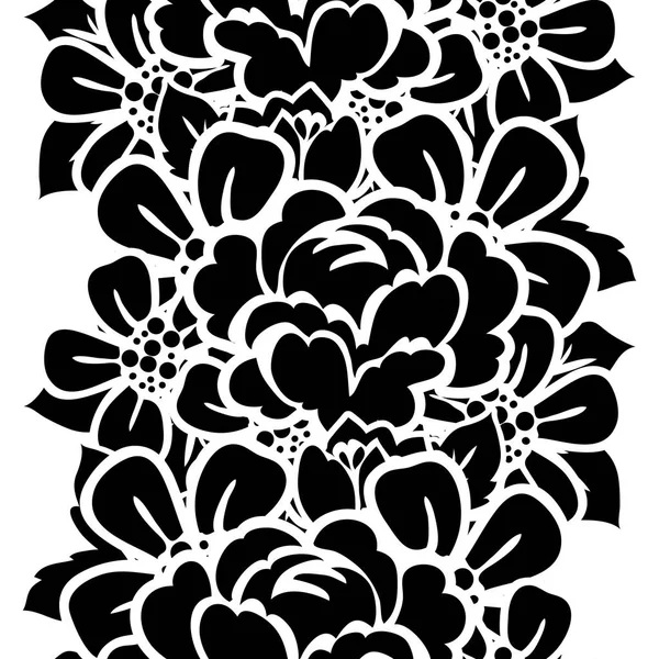 Seamless flower pattern — Stock Vector