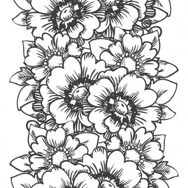 Kusursuz çiçek deseni