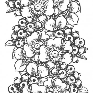 Kusursuz çiçek deseni