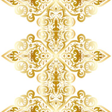 Kusursuz tek renkli süsleme deseni