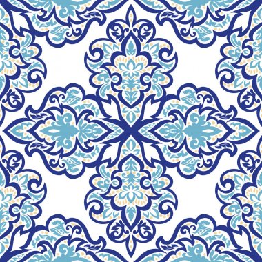 Kusursuz tek renkli süsleme deseni