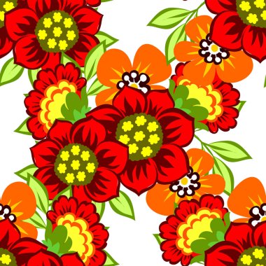 Sorunsuz suluboya çiçek deseni