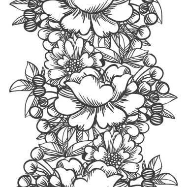 Kusursuz çiçek deseni