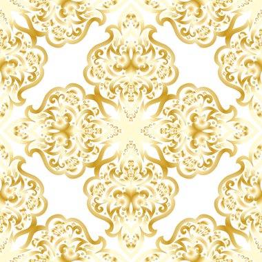 Kusursuz tek renkli süsleme deseni