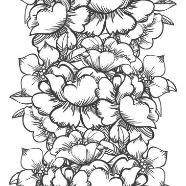 Kusursuz çiçek deseni