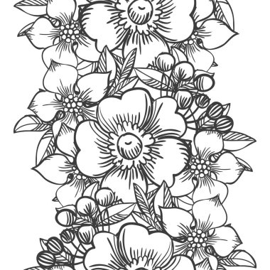 Kusursuz çiçek deseni