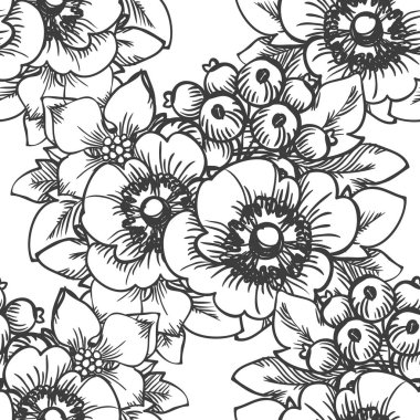 Kusursuz çiçek deseni