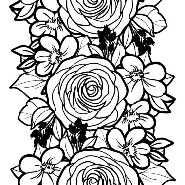 Kusursuz çiçek deseni