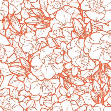 Kusursuz çiçek deseni