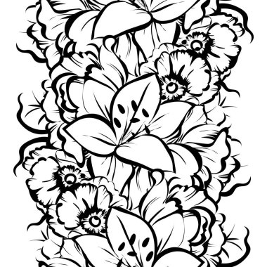 Kusursuz çiçek deseni